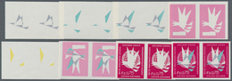 Vereinte Nationen - Genf: 1969. Progressive Proof (8 Phases) In Horizontal Pairs For The 75c Definit - Autres & Non Classés