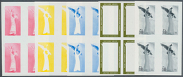 Vereinte Nationen - Genf: 1969. Progressive Proof (5 Phases) In Blocks Of 4 For The 3fr Definitive S - Altri & Non Classificati