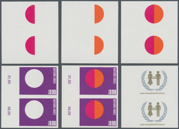 Vereinte Nationen - Genf: 1974. Progressive Proof (6 Phases), Viz Color Separations, In Vertical Mar - Autres & Non Classés