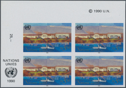 Vereinte Nationen - Genf: 1990, Freimarke 5.00 Fr. 'Gemälde Des Palais Des Nations In Genf Des Franz - Andere & Zonder Classificatie