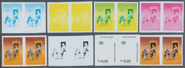 Vereinte Nationen - Genf: 1990. Progressive Proof (8 Phases) In Horizontal Pairs For The 50c Value O - Other & Unclassified