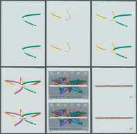 Vereinte Nationen - Wien: 1994. Progressive Proof (14 Phases), Viz Color Separations, In Vertical Pa - Autres & Non Classés