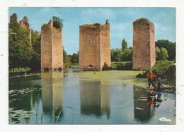 Cp , LUSSAC LES CHATEAUX ,les Piles De L'ancien Pont-levis ,vierge ,ed. Combier - Lussac Les Chateaux