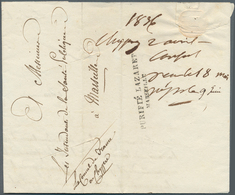 Zypern - Vorläufer: 1836, Brief Aus Larnaca Mit Handschriftlichem Abs.-Vermerk "Le Consul De France - Altri & Non Classificati