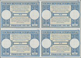 Zypern - Ganzsachen: 1962. International Reply Coupon 50 M (London Type) In An Unused Block Of 4. Is - Autres & Non Classés