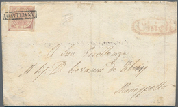 Italien - Altitalienische Staaten: Neapel: 1858, 1/2 Gr Bright Rose, Full Margins, Single Franking O - Napoli