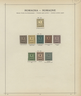 Italien - Altitalienische Staaten: Romagna: 1859, Complete Mint Set Of Nine Values, Most No Gum, Fin - Romagne