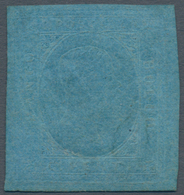 Italien - Altitalienische Staaten: Sardinien: 1853: 20 Cents Blue, Unused With Parts Of The Original - Sardaigne
