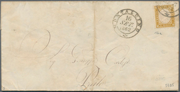 Italien: 1862, 10 C Yellow Olive, Well Perforated, Small Tear At Lower Right Corner, Tied By Double - Ongebruikt