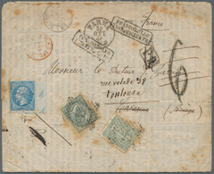 Italien: 1866, Printed Matter (circular) From PARMA To Tarascon/France Franked On Departure With 1 C - Ongebruikt