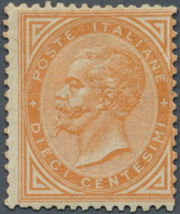 Italien: 1863, 1c. Brownorange, Mint Regummed, Fine And Fresh, Michel Catalogue Value 2.500,- Euro - Nuovi