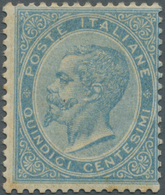 Italien: 1863, 15c. Blue, London Printing, Fresh Colour, Well Perforated, Mint Original Gum Previous - Ongebruikt