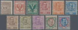 Italien: 1901: "Floreale" Complete Set Of 11 Values, MNH. The 40 Cents With The Certificate Of R. Di - Nuovi