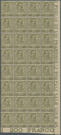 Italien: 1901, 45c. Olive-green, Block Of 32 Unmounted Mint, Some Slight Natural Brownish Gum Toning - Ongebruikt