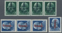 Italien: 1944, C.L.N. TORINO Local Issue, 25 C To 1.25 L, Four Complete Sets With Ovp "REPUBLICA SOC - Ungebraucht