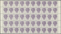 Italien: 1976, Definitives "Italia Turrita", Milano Postal Forgery, 150l. Violet And 200l. Blue, Eac - Ongebruikt