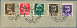 Italien - Militärpostmarken: Atlantikküste: 1943, Overprints "Italia Repubblicana Fascista Base Atla - Autres & Non Classés