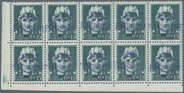 Italien - Lokalausgaben 1944/45 - Lagosta: 1943: 15 Cents Green Gray "Imperiale" With Overprint "SMR - Andere & Zonder Classificatie