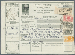 Italien - Ganzsachen: 1944, Social Republic, 2,50 Lire Grey Parcel Stationery Card Ovpd "REPUBBLICA - Postwaardestukken