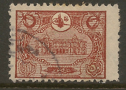 TURKEY 1913 50pi Brown GPO SG 270C U #AOD33 - Gebraucht