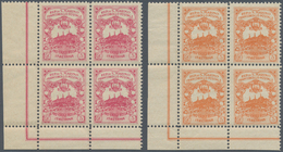 San Marino: 1916, UNISSUED RED CROSS Stamps 'Pro Croce Rossa' 10+5cent. Carmine And 20+5c. Orange Bo - Autres & Non Classés