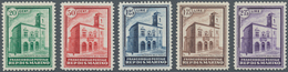 San Marino: 1932, "New Post Office" Complete Well Centered Issue Of 5 Values Mint NH, Signed With Ce - Altri & Non Classificati