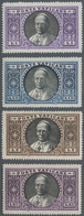 Vatikan: 1933, Luxury Set Mint Never Hinged, Thereby 14 Upper Corners Of Sheet (Sassone = € 475,-). - Andere & Zonder Classificatie