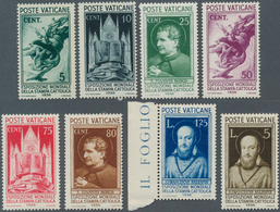 Vatikan: 1936, World Exhibition Of The Catholic Press, Mint Never Hinged Series (Mi. € 500, -). - Other & Unclassified