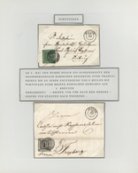 Baden - Marken Und Briefe: 1858/59, Portotaxenermässigung Für Briefe Unter 3 Meilen Von 3 Kreuzer Au - Altri & Non Classificati