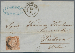 Baden - Marken Und Briefe: 1862, Wappen 9 Kreuzer Lebhaftrötlichbraun, Liniierter Hintergrund Auf Br - Altri & Non Classificati