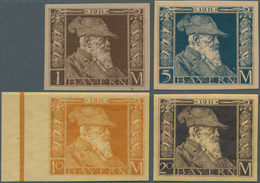 Bayern - Marken Und Briefe: 1911, 1,5,10 Und 20 Mark Luitpold Postfrisch, Je In Type II Und Vierseit - Altri & Non Classificati