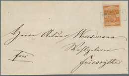 Oldenburg - Marken Und Briefe: 1861: ½ Gr. Hellrotbraun, Farbfrisch, Allseits Besonders Breitrandig, - Oldenburg