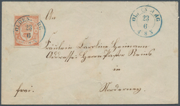 Oldenburg - Marken Und Briefe: 1861, Brief , Freigemacht Mit 2 Gr Rot, Allseits Breitrandig Geschnit - Oldenbourg