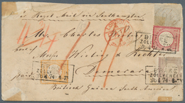 Deutsches Reich - Brustschild: 1872, 10 Gr Innendienst Vorschriftsmäßig Handschriftlich Entwertet In - Brieven En Documenten