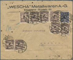 Deutsches Reich - Inflation: 1923, 8 X 1 Mrd M Lilabraun Zusammen Mit 3 X 3 Pf Braun Und 20 Pf Dkl'v - Neufs