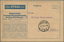Deutsches Reich - Inflation: 1923 FIRMENFREISTEMPEL: Vier Frühe, Experimentelle Firmenfreistempel Au - Ongebruikt
