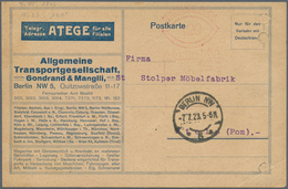 Deutsches Reich - Inflation: 1923 FIRMENFREISTEMPEL: Vier Frühe, Experimentelle Firmenfreistempel Au - Neufs