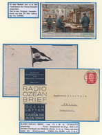 Deutsches Reich - Weimar: 1930: Radio Ozeanbrief, Dekorativer Umschlag Ab CUXHAVEN 14.1.30 Zum Inlan - Storia Postale
