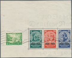 Deutsches Reich - 3. Reich: 1933, 5 Pf. Bis 50 Pf "Nothilfe 1933" Kompletter Satz (dabei 20 Pf Doppe - Used Stamps