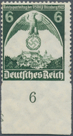 Deutsches Reich - 3. Reich: 1935. Reichsparteitag 6 Pf UR-Stück, Unten Ungezähnt, Ungebraucht. FB Sc - Usati