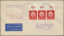 Deutsches Reich - 3. Reich: 1939, Reichsberufswettkampf, Zwei Ersttagsbriefe: 3 X 12 Pf Bzw. 12 Pf U - Used Stamps