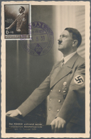 Deutsches Reich - 3. Reich: 1939, 6 + 19 Pf Reichsparteitag Auf Echtfoto-Maximumkarte Mit ESST GRAZ - Usati