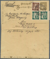 Deutsches Reich - Privatpost (Stadtpost): 1896, BERLINER PRIVATPOST SPEDITION A.G., Kartenbrief Ohne - Postes Privées & Locales