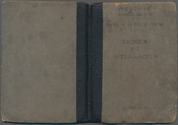 Deutsches Reich - Besonderheiten: 1939/1943: Interniertenausweis Der Republik Argentinen Vom 29.12.1 - Otros & Sin Clasificación