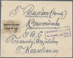 Deutsche Besetzung I. WK: Postgebiet Ober. Ost - 10. Armee: 1918, 28. November, 60 Pfg. Schwarz Auf - Ocupación 1914 – 18