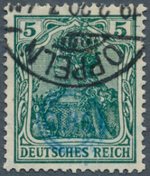 Deutsche Abstimmungsgebiete: Oberschlesien - Französische Besatzung: 1920, 5 Pf Germania, Sogenannte - Sonstige & Ohne Zuordnung