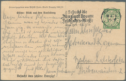 Danzig - Ganzsachen: 1934, 10 Pfg. WHW-Sonderganzsachenkarte Mit Abb. "Oliva: Blick Auf Den Karlsber - Other & Unclassified