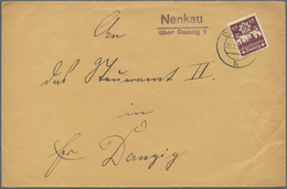 Danzig - Stempel: "Nenkau über Danzig 1", Violetter L2 Klar Auf Ortsbrief Aus "DANZIG 1 22.2.39" Mit - Andere & Zonder Classificatie