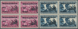 Memel - Lokalausgabe Memelland: 1939, 15 C. Bis 60 C. Im Kompletten Postfrischen Viererblocksatz Mit - Memelland 1923