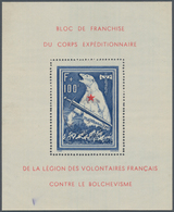 Dt. Besetzung II WK - Frankreich - Privatausgaben: Legionärsmarken: 1941, Eisbär-Block Zentrisch Kop - Occupation 1938-45